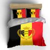 Belgium Flag Themed Bedding Set Bedding Duvet Cover Set Duvet Cover Pillowcases (1 * Duvet Cover 2 * Pillowcases, Without Duvet Insert)