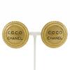 Náušnice s logom COCO vintage Pozlátené Zlato 28g Dámske Použité