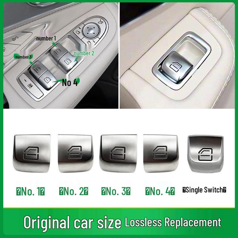 Premium Glasheberschalter für C-Klasse GLC W205 W253: Originaler Auto-Fensterknopf
