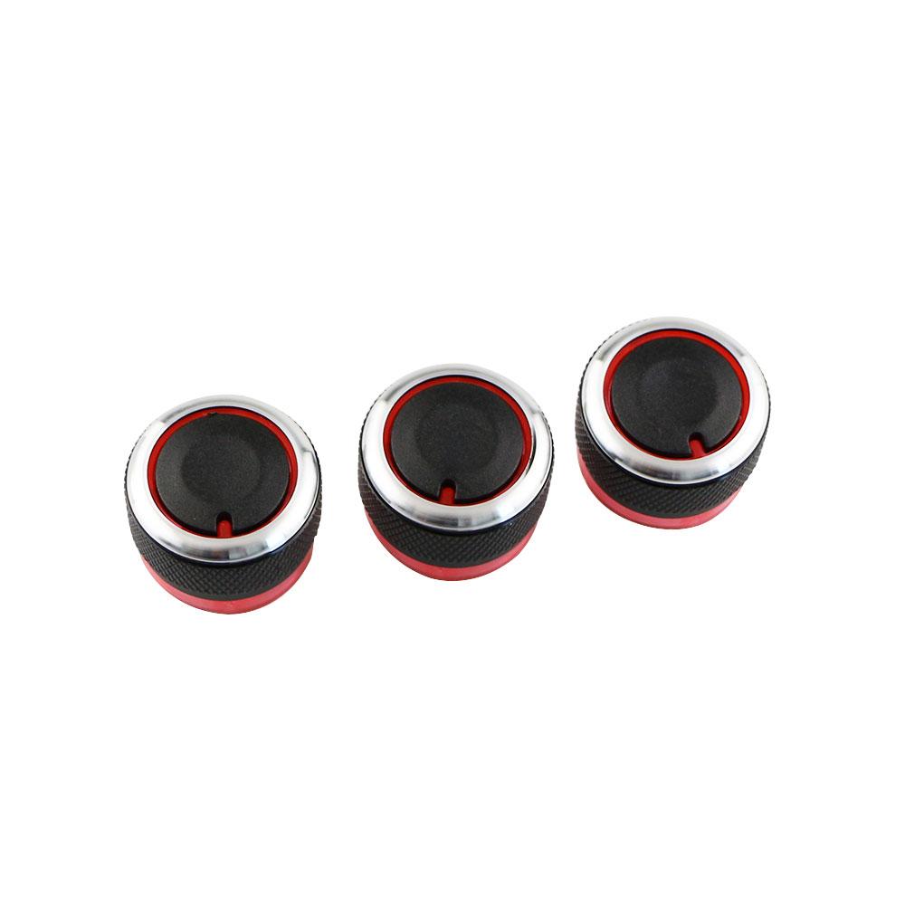 Car AC Knob Aluminum Alloy Air Conditioning Knob Products Accessories For Peugeot 206 207 For Citroen C2 2006-2013
