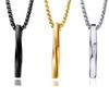 Simple Women Chain Fashion Trendy Necklace Jewelry Unisex Men 1PC Pendant Necklace New Gift Hip Hop High Quality Titanium Steel Popular Handmade