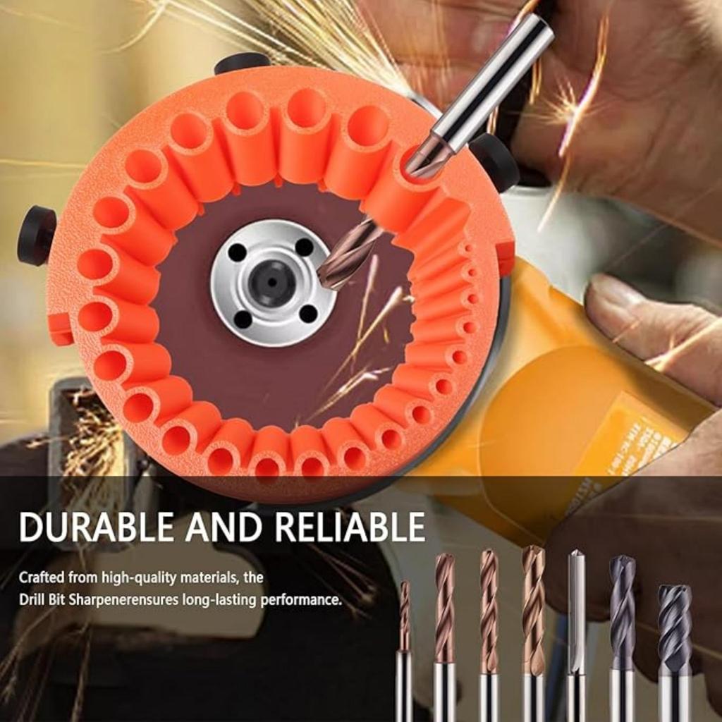 Drill Bit Sharpener for 2–13 Mm Drills Drill Bit Sharpening Fixture of Angle Grinder