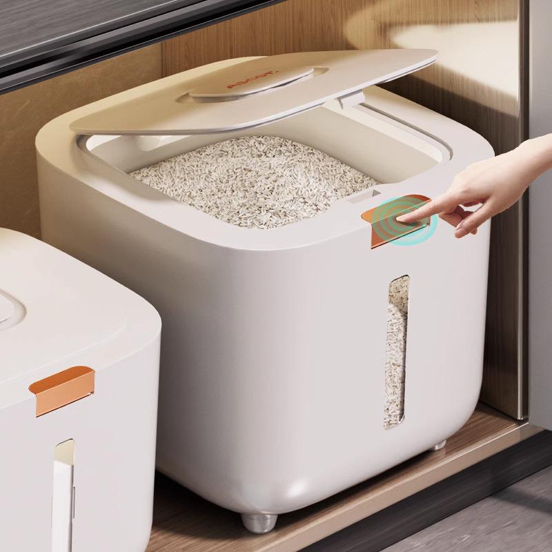 Contenant de stockage hermétique pour riz et farine, de qualité alimentaire, à l'épreuve des insectes