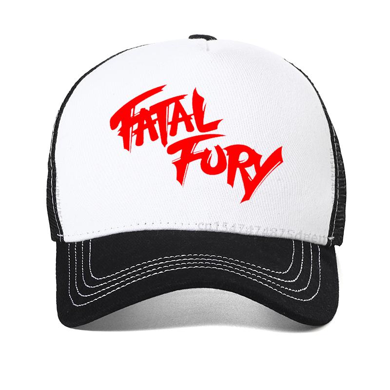 King of Fighters Fatal Fury Terry Bogard Baseballová čiapka Cosplay Nastaviteľná čiapka Unisex Vonkajšie športové sieťované ventilačné čiapky