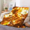 Anime S-Sonic H-Hedgehog Blanket Warm And Soft Suitable For Bedroom Living Room Sofa Bed Office Travel Camping