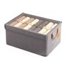 Steel Frame Folding Storage Boxes with Cover Dust-Proof Moisture-Proof Clothes Trousers Socks Home Organization Drawer Wardrobe Storage Box