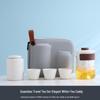 Yuzhuxun Nordic Glass Travel Tea Set