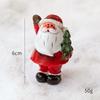 Christmas Resin Santa Claus Snowman Desktop Decoration Christmas Showcase Desktop Display Decoration Photography Props