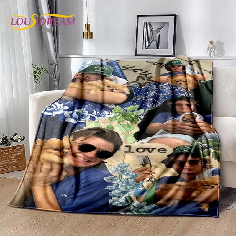 Joe Keery Steve Harrington Soft Plush Blanket,Flannel Blanket Throw Blanket for Living Room Bedroom Bed Sofa Picnic Cover Kids