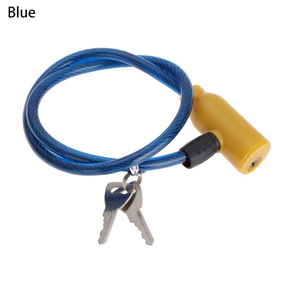 Durable Hot Bike Security With 2 Keys Bicycle Lock Scooter Safety Cycling Cable Anti-Theft