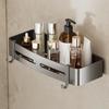Bathroom Storage Rack Wall-mounted Punch-free Great Stickiness Anti-slip Great Load Bearing Rustproof Waterproof with Hook Shower Organizer