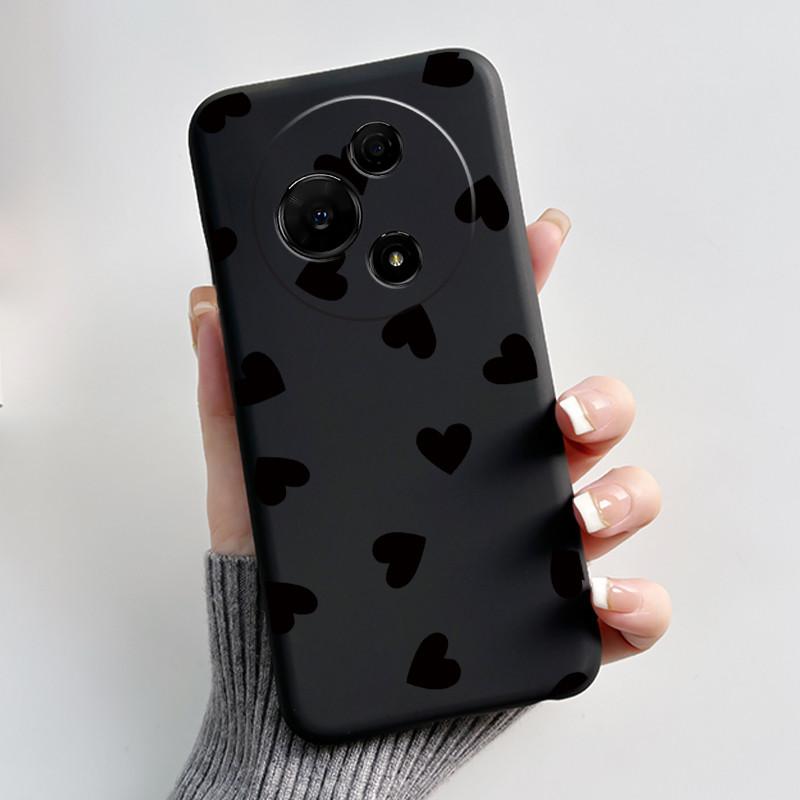 For TCL 60 NxtPaper 4G T626K / 60 SE NxtPaper 5G Casing Cute Love Rabbit Funny Black Soft Silicone Phone Case Shockproof Cover