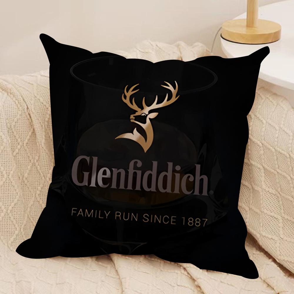 The G-GlenfiddichS Cushion Cover Soft Plush Double-Sided Printed Sofa Pillow Cushion Cover | Cozy All-Season Durable Decor Gift