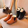 Children's Shoes Boys' Short Boots British Leather Boots Girls' Single Boots Retro Boots