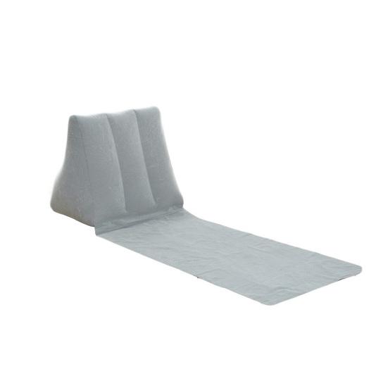 Outdoor-Camping-Kissen, dreieckiges Kissen, PVC-Beflockung, aufblasbares Kissen, tragbar, faltbar, Sommer-Strand-Liegekissen, Outdoor-Reiseausrüstung