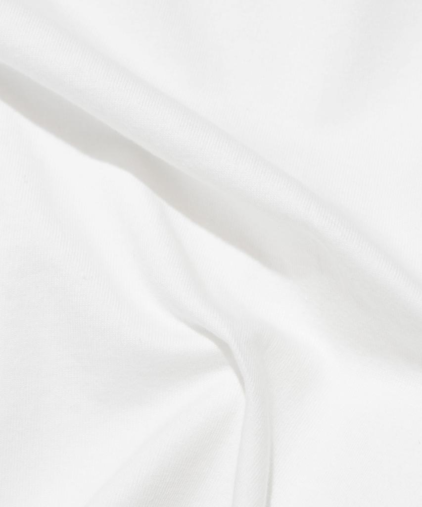 Wogseuaenko Surfboard Washed Short Sleeve T-Shirt (White)