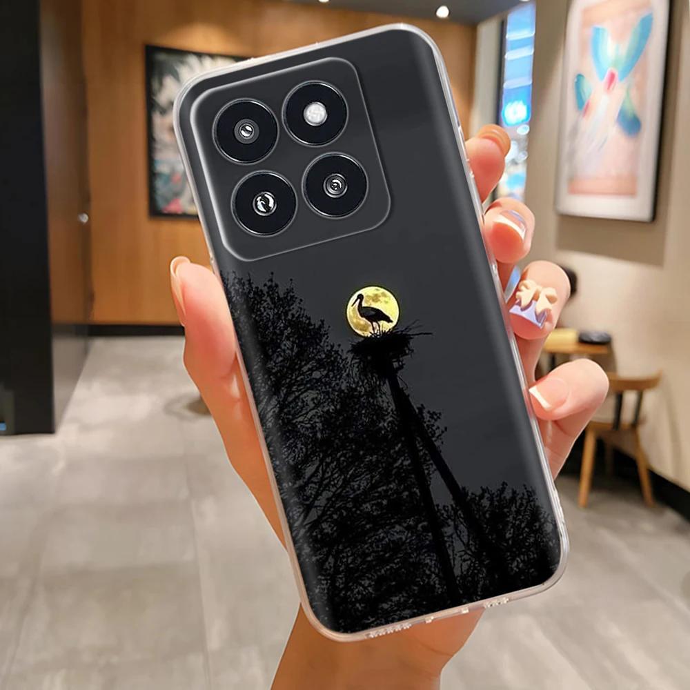 Für Xiaomi 14 Pro Hülle Klar Kreative Weiche Silikon Handyhüllen Für Xiaomi 14 Mi 14 Mi14 Rückseite Für Xiaomi Mi14 Pro Hüllen
