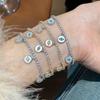 Devil's Eye Devil's Eye Bracelet Copper Zircon Banquet Clothes Jewelry Clothes Accessories