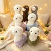 1Pcs Cute Alpaca Plush Toy Soft Fluffy Stuffed Sheep Doll Lovely Cartoon Ornament for Baby Soothing Companion Gift