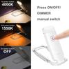 LED USB Rechargeable Book Light Reading Light Eye Protection Night Light Portable Clip Desk Light Bookmark Read Light Night Lamp
