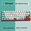 123 Keys PBT Coral Sea Keycaps for Mechanical Keyboards, DIY Sublimation