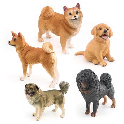 Simulated Pet Dog Model Shiba Inu Labrador Retriever Sheepdog Static Figure Children'S Cognitive Ornament