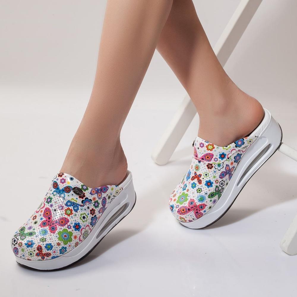Women Medical Clogs Sabo Hospital Shoes Non-Slip Slipper Nurse Doctor Midwife Surgical Sandals