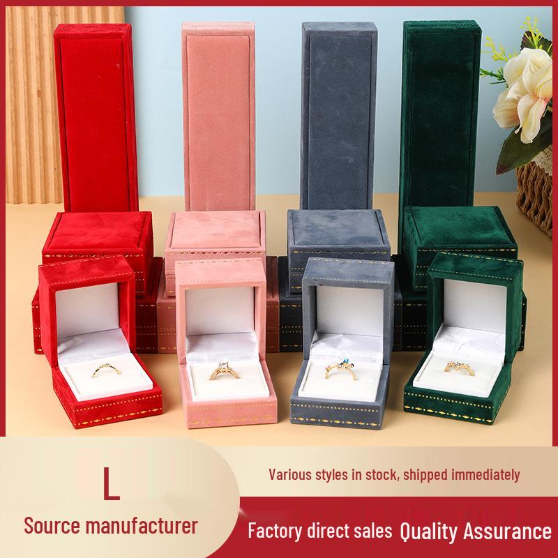 Elegant Velvet Jewelry Box for Rings, Pendants, Bracelets & Bangles