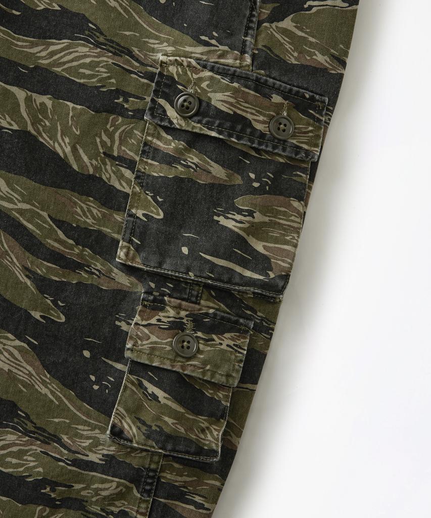 OUTSTANDING Tds Tiger Camo Military Pants_Tiger Camo