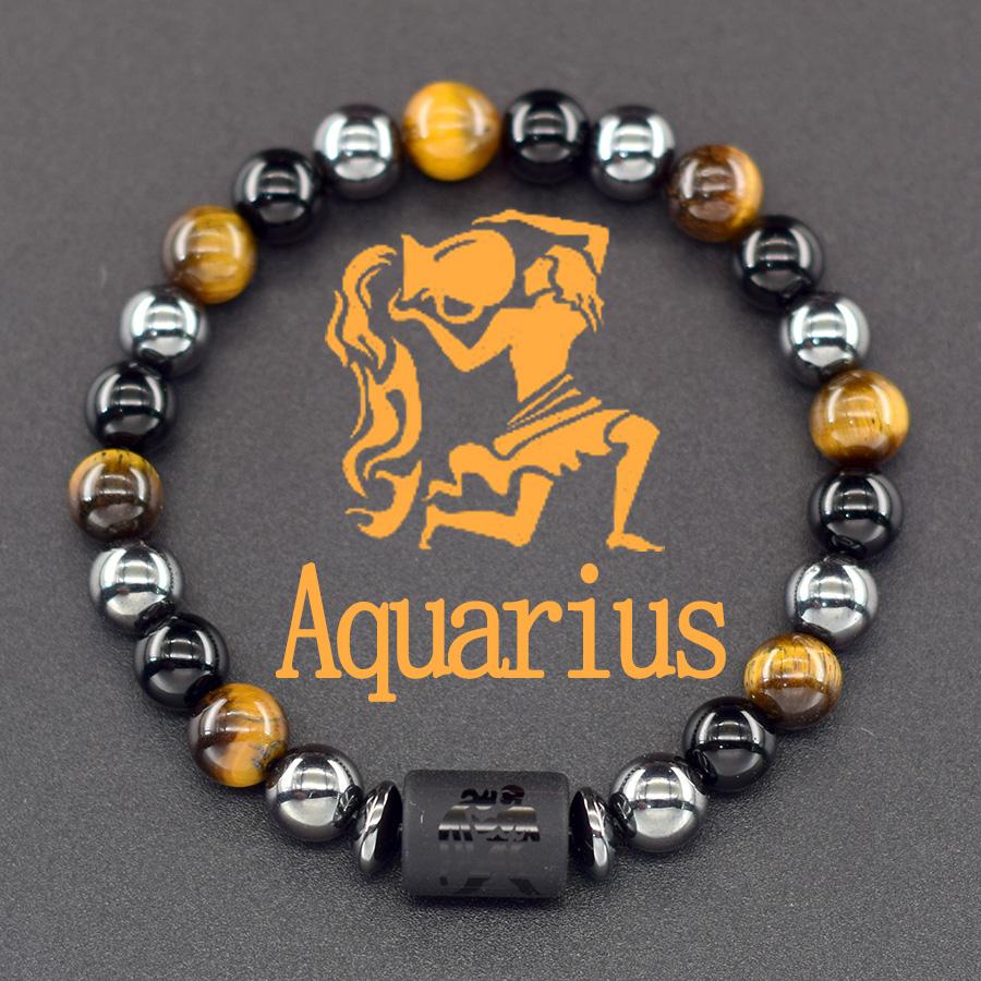 12 Sterrenbeeld Armband Heren Constellatie Armband voor Mannen Ram Maagd Leeuw Weegschaal Bedel Bangle Dames Vriendschap Sieraden om de Hand