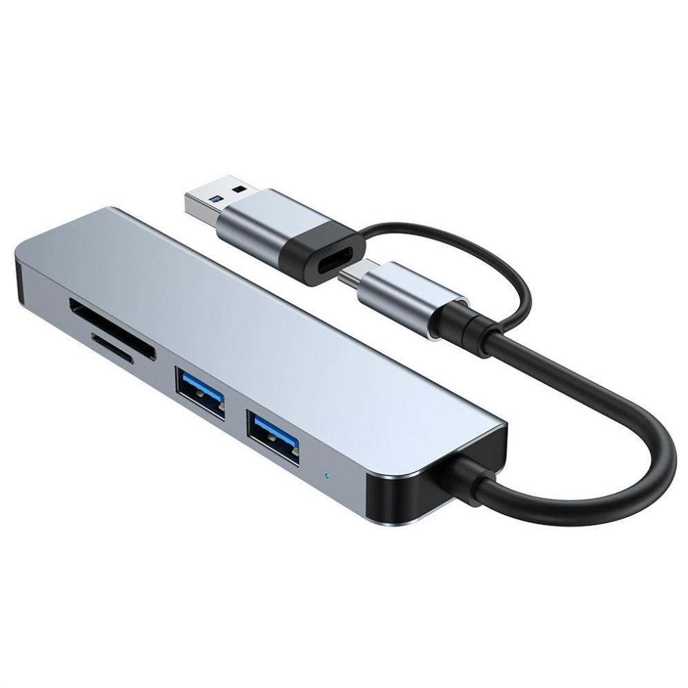 8-в-1 USB Type-C хаб з підтримкою Multi-Screen Display та високошвидкісною передачею