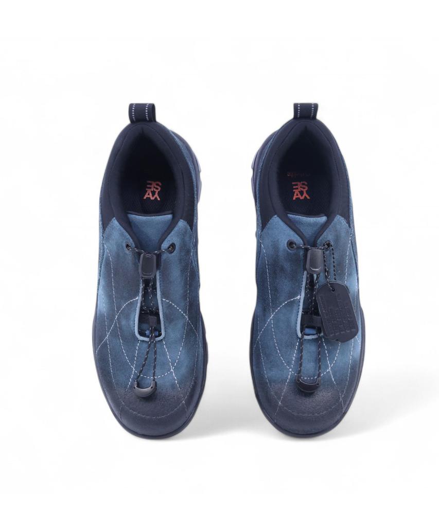 Yase Forest Wax Washed Hiking Shoes Navy (Type B)