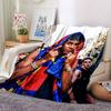 Barcelona Football Fan Printed Flannel Breathable and Warm Blanket, a Stylish Home Gift, Suitable for Home, Office and Bedspread Use. 0710a21