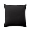 Washed Cotton Percale Pillowcase 65 X 65 Cm Black