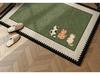 French Retro Entrance Mat: Non-Slip, Stain-Proof, Dirt-Resistant, Cuttable Carpet for Dust Removal in Entryways and Hallways.