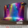 Neon Light Sign PartyDecoration Background Winter Photography Backdrop Decorations For Photo Studio Photo Booth Christams Party