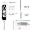 1pc-Stainless Steel Probe Type Household Food Thermometer Pen Type Milk Temperature Cooking Food Thermometer(No battery.)
