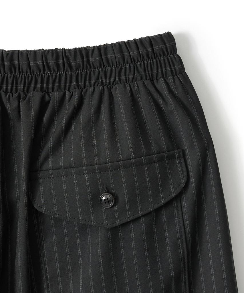 TRIP LE SENS Light Stripe Easy Elastic Half Pants_Gray