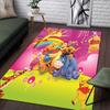 1 Stück Disney Winnie Puuh Muster Teppich Läufer Rutschfester Teppich Handwaschbar Fußmatte Geeignet für Wohnzimmer Schlafzimmer Heimdekoration Raum