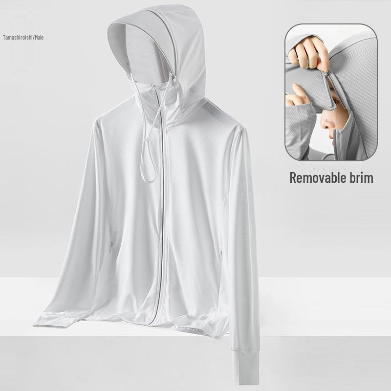 Women's Summer Ice Silk Sun Protection Jacket, UPF50+ Large Brim, Breathable, Anti-UV, 2023 Style