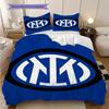 Beddengoed met Inter Milan Embleem Ontwerp (1 dekbedovertrek + 2 kussenslopen, zonder binnenkussen) Dekbedovertrek en kussensloop Beddengoed set Kerstmis verjaardagscadeau