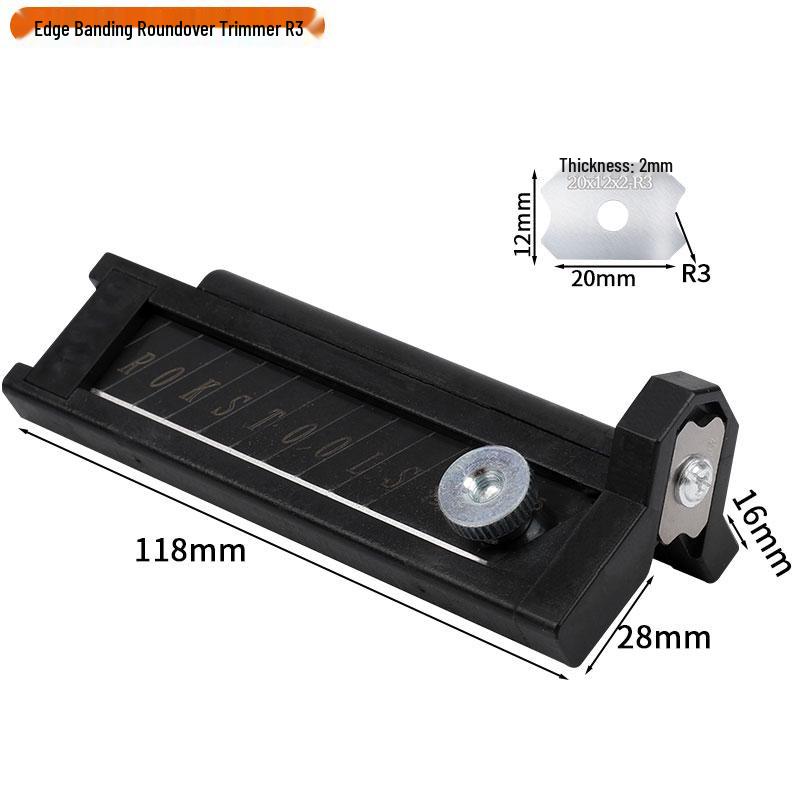 Edge Banding Trim Knife: Manual Chamfering, Round Corner R Angle Woodworking Plane, Burr Remover, Paint-Free Ecological Board.