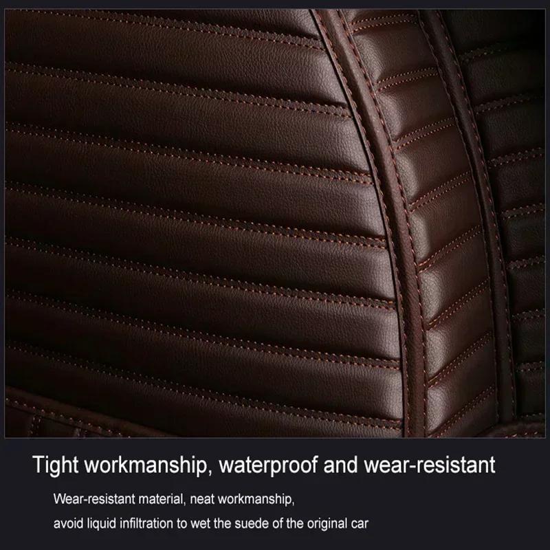 Customized Stripe 5D Full Coverage Car Trunk Mat for Volkswagen VW Golf 8 2020-2024 Golf 7 2014-2020 Car Accessories Carpet