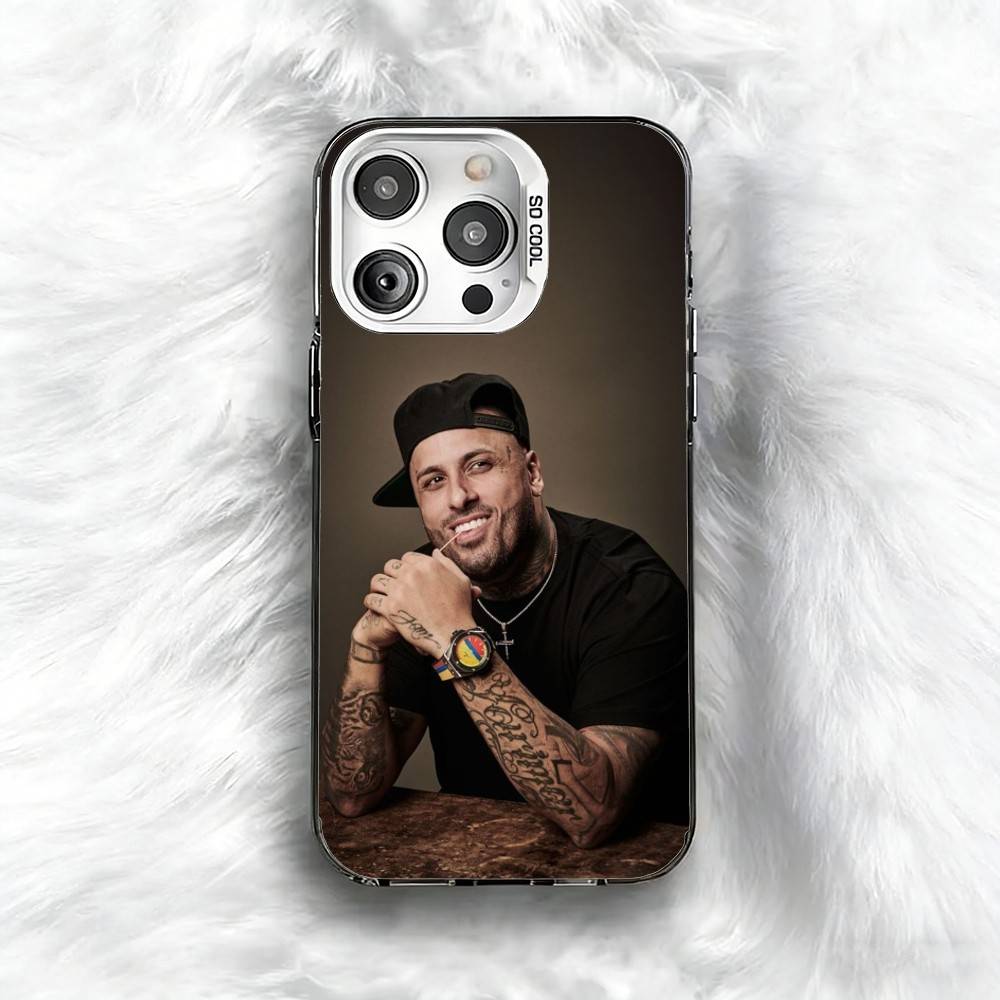 N-Nicky J-Jam Foto Phone Case For iPhone 16 17 15 14 12 13 Pro Max Black Color Shockproof Cover