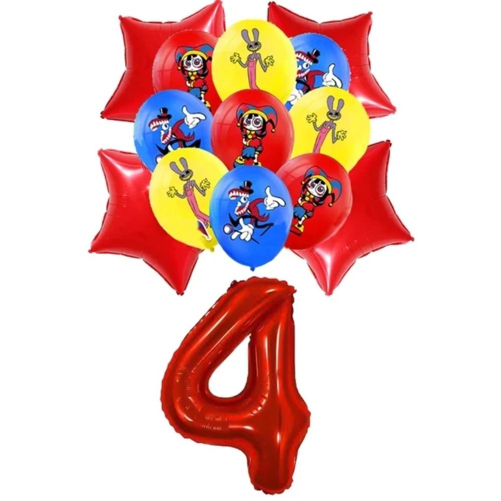 New The Amazing Birthday Party Decorations Digitaled Circus Tableware Set Plates Banner Tablecloth for Baby Shower Supplie Gifts