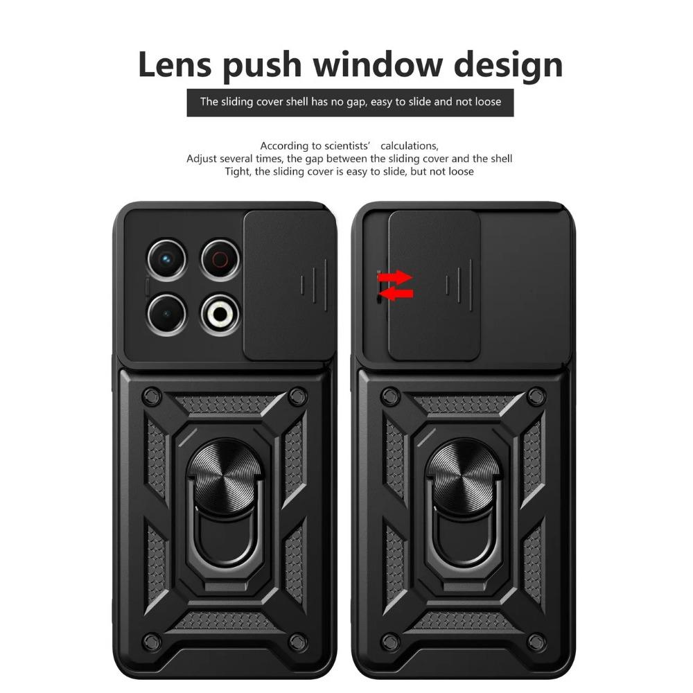 Capa protetora para câmera Tecno Spark 30 Pro 30C 20 Pro + 20c 10 Pro Spark Go 2025 Go 1 Armor Hybrid Metal Ring Holder Capa traseira