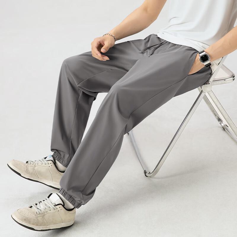 Warrior Men's Breathable Ice Silk Jogger Pants