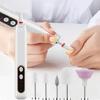 Portable Cordless Electric Nail Drill Kit with 6 Drill Bits USB Rechargeable 3 Speeds Adjustable Nail Sander Tools Remove Dead Skin Acrylic Nail Gel
