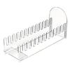 12 Compartment Acrylic Card Holder Display Stand Transparent Durable Construction For Office Retail Use