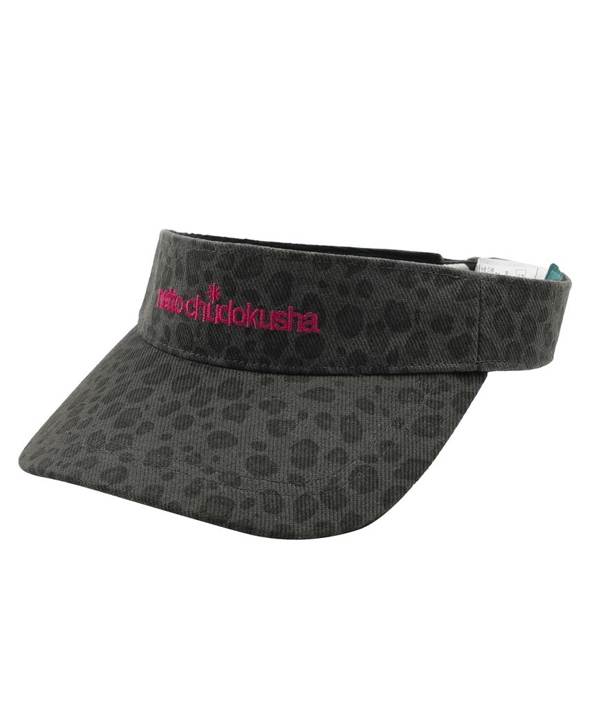 GLACK Gc080 Netto Leopard Sun Cap (Charcoal Gray)